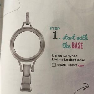 Origami Owl Jewelry - Origami Owl~ Lanyard Locket Base Origami Owl Jewelry - Origami Owl~ Lanyard Locket Base